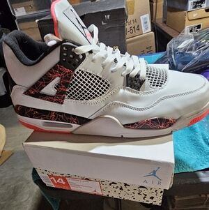 Athletic Shoes - White and Black